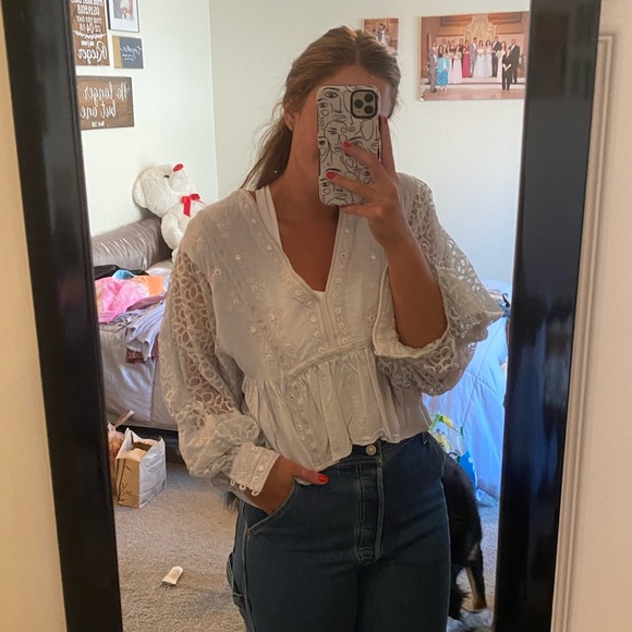 Free People embellished top - Picture 1 of 3